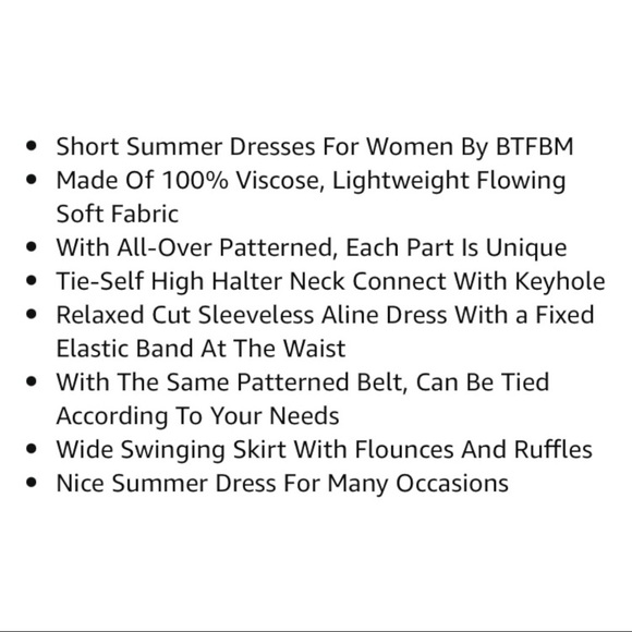 NEW CLASSIC BLACK HALTER DRESSw/Tags, Never been worn, Med. - Picture 13 of 16